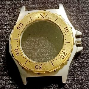 Authentic TAG HEUER 3000 Professional 934.208 Watch Case Crystal & Crown